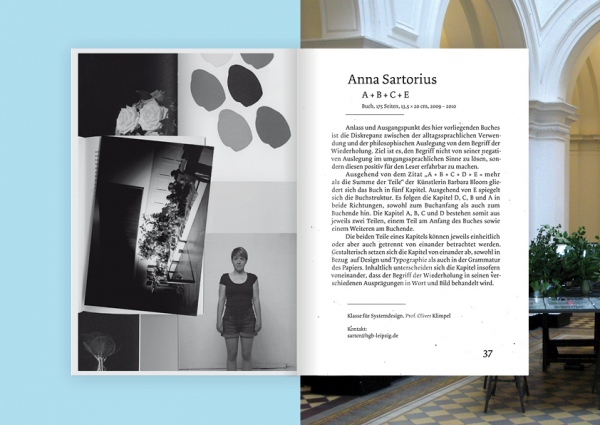 HGB Diplomkatalog, Hochschule f&uuml;r Grafik und Buchkunst, Franziska Leiste