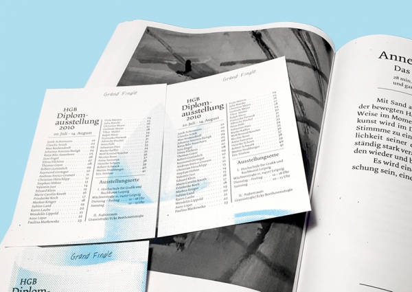 HGB Diplomkatalog, Hochschule f&uuml;r Grafik und Buchkunst, Franziska Leiste